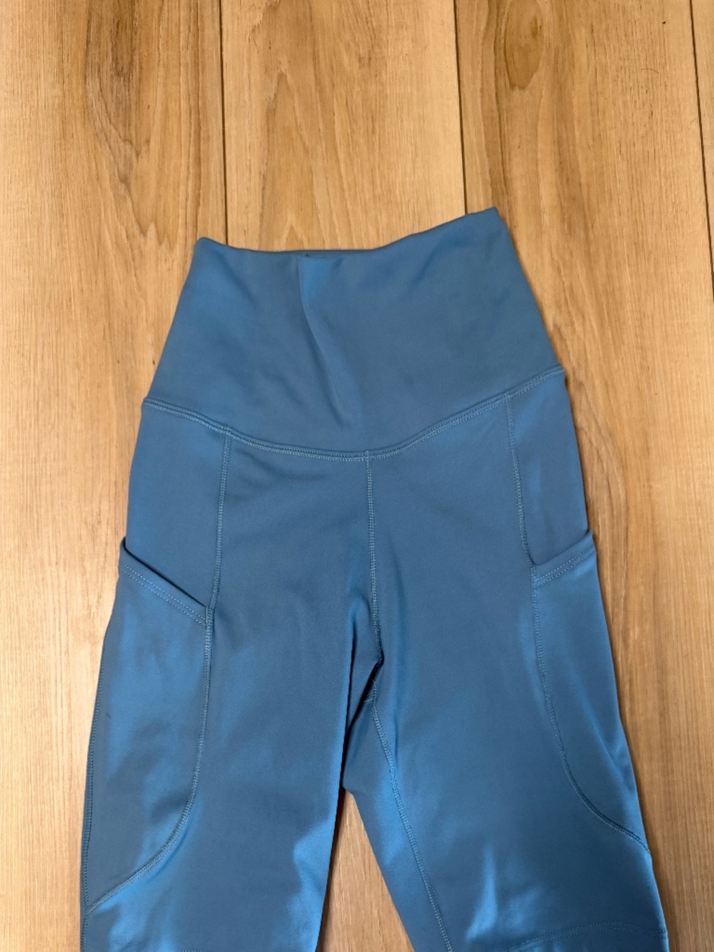 Nike Dri-FIT Blue Biker Shorts | Size S | High-Waisted Athletic Shorts